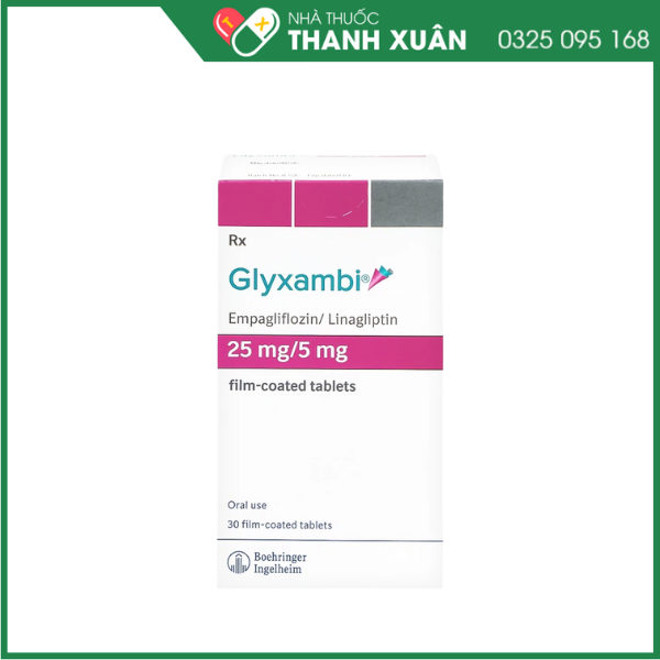 Glyxambi 25mg/5mg trị đái tháo đường tuýp 2